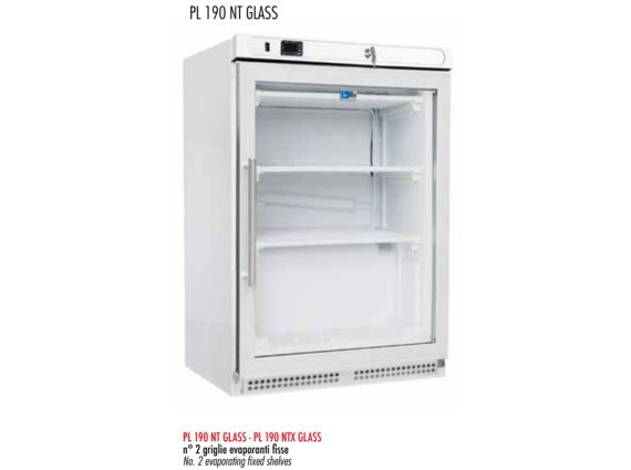 Vetrina refrigerata negativa multiuso mod. PL 190 NT GLASS